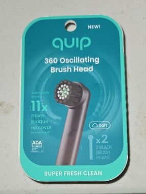 Quip 360 Oscillating Brush Head x2